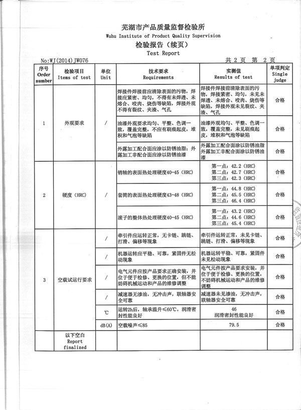 合肥检验报告2